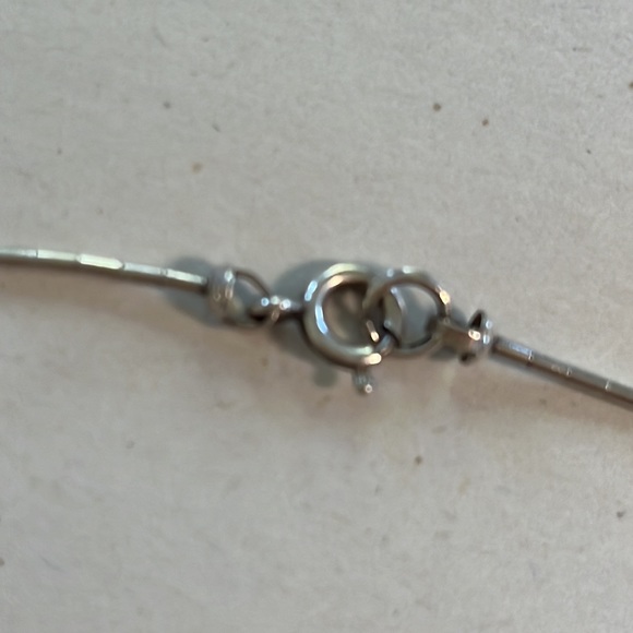 Sterling silver 925  beads necklace 16” - Picture 4 of 7